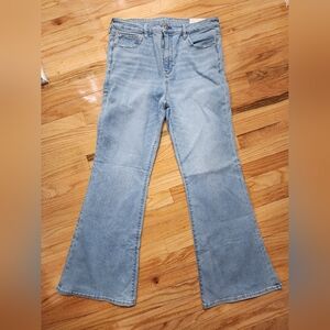 NWT American Eagle Outfitters Light Blue Flare Jeans